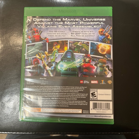 Lego Marvel Super Heroes Xbox One - Complete CIB - Picture 2 of 4